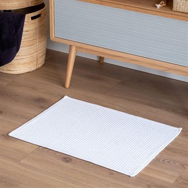 Tapis de bain antidérapant 50x80cm - blanc ventouxPICUS