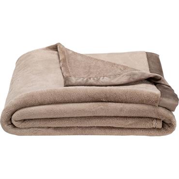 Plaid en polaire 130x170cm - beigeJESSI