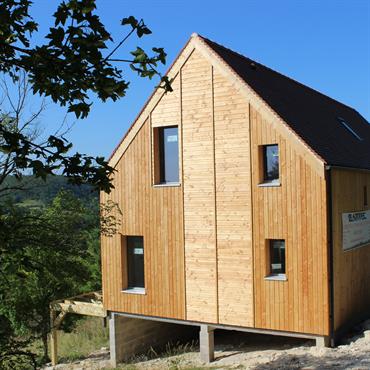 Maison individuelle en ossature bois à étage 