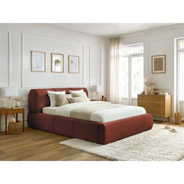 Lit coffre VERNON orange 140x190 BOBOCHIC LA COLLECTION Découvrez notre collection VERNON, qui célèbre l'harmonie entre la forme carrée et la forme circulaire. Cette fusion créative crée un design unique qui donne à votre chambre une ...