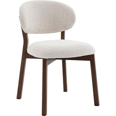 Convivialité raffinée. Envie d'apporter une touche chaleureuse et contemporaine à votre espace repas ? la chaise orzo, avec sa structure en chêne massif certifié fsc et son assise rembourrée en ...