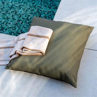 Coussin de jardin en tissu - vert tamegroute 70x70cmDEMNATI