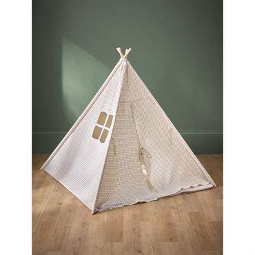 Cliquez pour agrandir et passer en diaporama Tente enfant Charly en gaze de coton