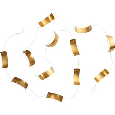 Guirlande de Noël en laiton L183cm - doréRISTOLAS
