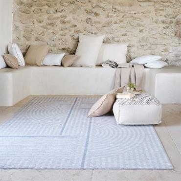 Cliquez pour agrandir et passer en diaporama Tapis à motif contemporain 160x230cm - beigeELIPSE