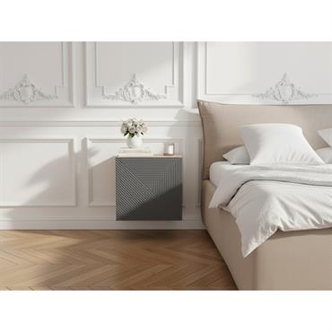 LA COLLECTION  Inspirez vous de la collection ALICE pour moderniser vos intérieurs. Ses meubles aux façades chevronnées habilleront vos espaces de manière tendance et sobre. Dotée de nombreux rangements, ...
