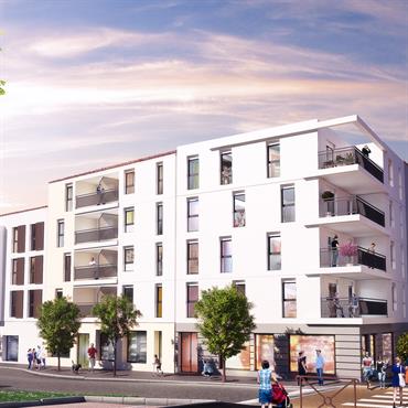 Vue extérieure du bâtiment 'Léonie'