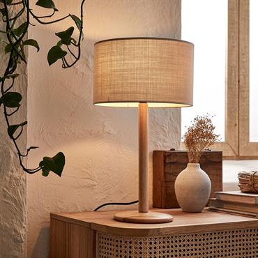 Cliquez pour agrandir et passer en diaporama Pied de lampe en hévéa H41