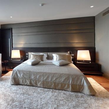 Vaste chambre avec coin salon. Lumière naturelle 