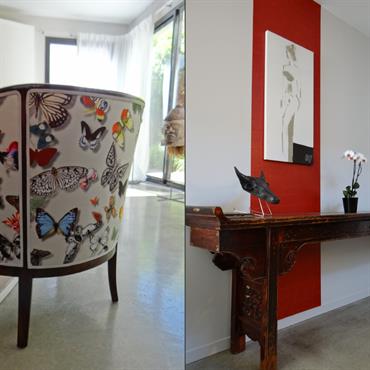 Mobilier moderne dans le salon 