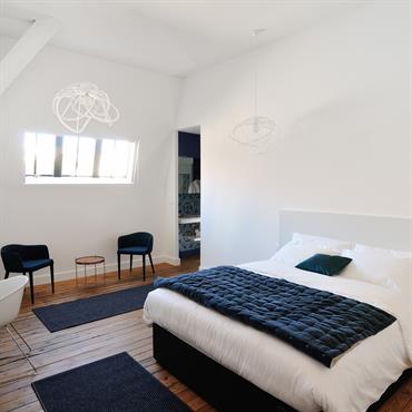 Chambre du nouvel hôtel particulier à Béziers 