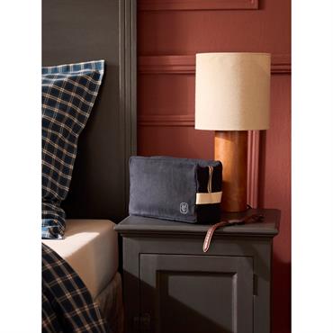 Trousse de toilette en toile unie