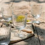 Lot de 6 verre à vin en verre sodocalcique 22cl - transparent 