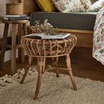 Bout de canapé en rotin D44xH41cm - naturelCAYON