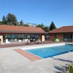 Maison bois basse consommation vue vers le Sud-Est