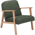 Fauteuil en tissu Loft - vert cèdreSEVILLE