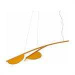 Suspension design courte ocre Almendra Organic S2 - Flos