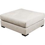 Pouf carré en tissu Genesis - beigeBATIS