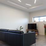 Salon télé épuré