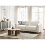 Canapé droit convertible ERNEST ouverture express beige 160x190  BOBOCHIC 3 places