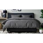 Housse de couette en coton égyptien Home by TEMPUR® Anthracite 240 x 260 CM