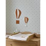 Déco murale Montgolfière en tissu par lot de 2