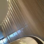 Rideau de fils dorés