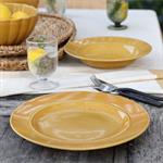 Lot de 6 assiette plate en grès d27