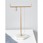 Porte-bijoux en marbre et métal doré