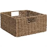 Panier en jonc de mer H15xL30xl30cm - naturelGARLABAN