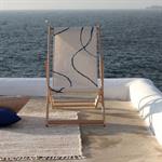 Toile de chilienne motif cordage en tissu - blancALORSO