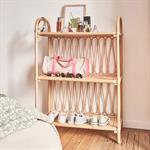 Etagère bibliothèque en rotin L76cm - naturelHANOI