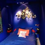 Chambre orientale bleue