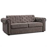 Canapé 2-3 places CHESTERFIELD Convertible Express 160 cm sommier lattes matelas