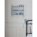 Étagère murale en métal peint