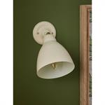 Applique murale Auguste en métal émaillé