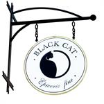 Enseigne émaillée sur potence Ardamez