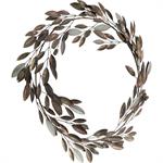 Couronne de Noël en métal D52cm - marronVICTORIANE