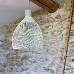 Suspension non électrifiée en rotin D41cm - naturelGORDES