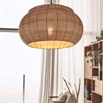 Suspension électrifiée en rotin D51cm - naturelTALY