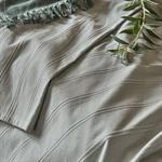 Couvre-lit tissé en coton 180x230cm - vert olivierBELCODENE