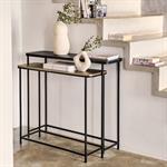 Consoles gigognes en métal - doréJILALI