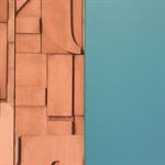 Détail placard mural fondu integré