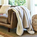 Plaid imitation fourrure 130x170cm - beigeZOE