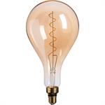 Ampoule LED déco géante ambre D16cm culot E27GOUTTE
