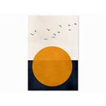 Tableau paysage Soleil couchant imprimé sur toile 80x120 cm