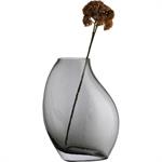 Vase contemporain en verre H25cm - grisMELIR