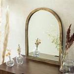 Miroir voûte en métal vieilli - doré 46x61cmANTALYA
