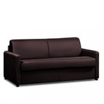 Canapé fixe 2 places DAY 158 cm microfibre vintage chocolat