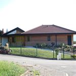 Maison bois basse consommation façade Nord